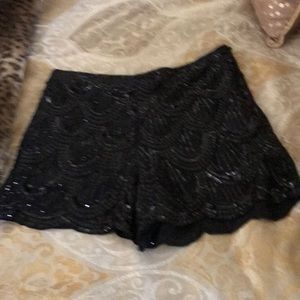 Beautiful sequined shorts